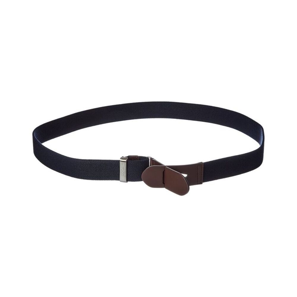 Tod’S Canvas & Leather Belt, Blue